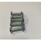 Skoda 105-120-1203 Halbschaft-Gummiglocke-Schraubensatz