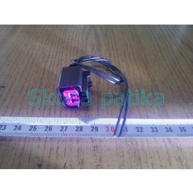   Skoda Fabia, Octavia, Rapid, Roomster, Superb, Generator 2-poliger elektrischer Stecker (Schokolade)