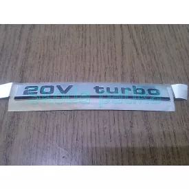   Skoda Octavia I. 20V Turbo-Schriftzug auf dem Kofferraumdeckel