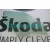 Skoda Fabia II Rechts erste grüne Ablaufflasche