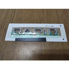 Skoda-Rapid-hatso-RAPID-felirat