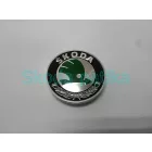 Skoda-Emblem auf Leichtmetallfelgen