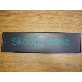 Rám ŠPZ Škoda Fabia na predný nárazník