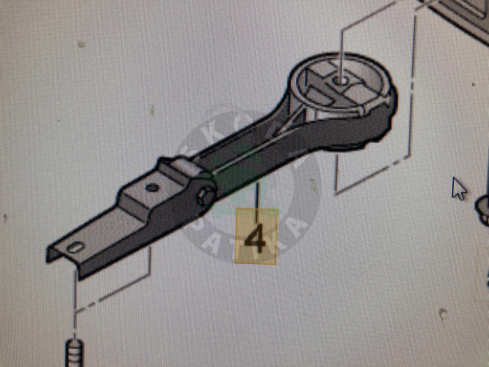 Image of Skoda Citigo motortartó bak utángyártott