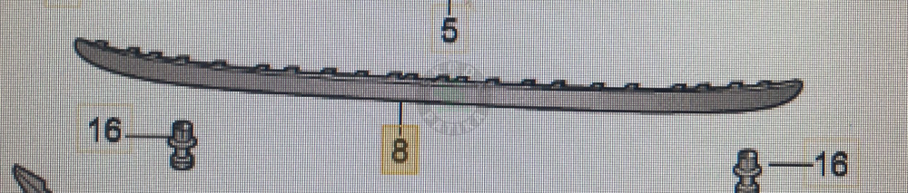 Image of Skoda Citigo első lökhárító alsó spoiler gyári