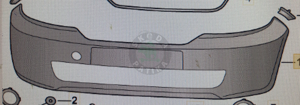 Image of Skoda Citigo első lökhárító gyári