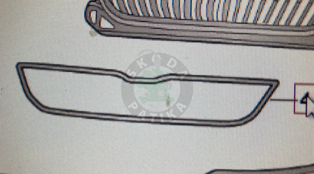 Image of Skoda Citigo díszrács króm keret