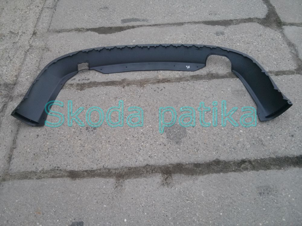 Image of Skoda Octavia II. kombi hátsó lökhárító aljára spoiler (koptató)