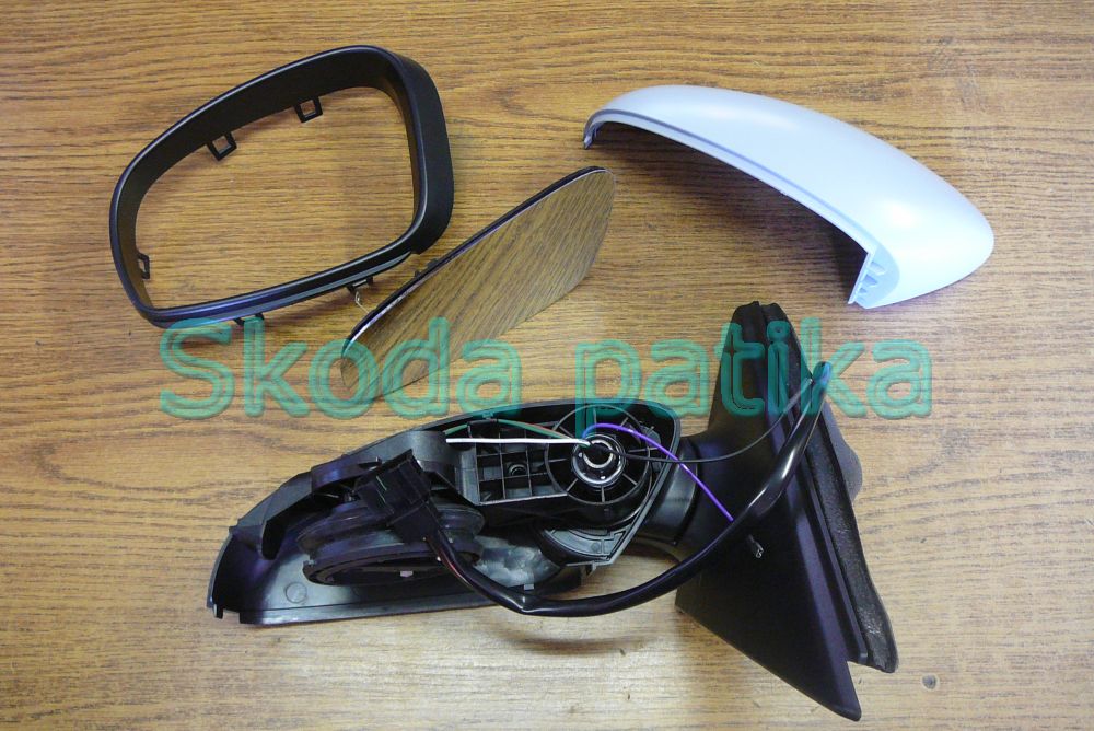 Image of Skoda Roomster bal elektromos visszapillantó tükör