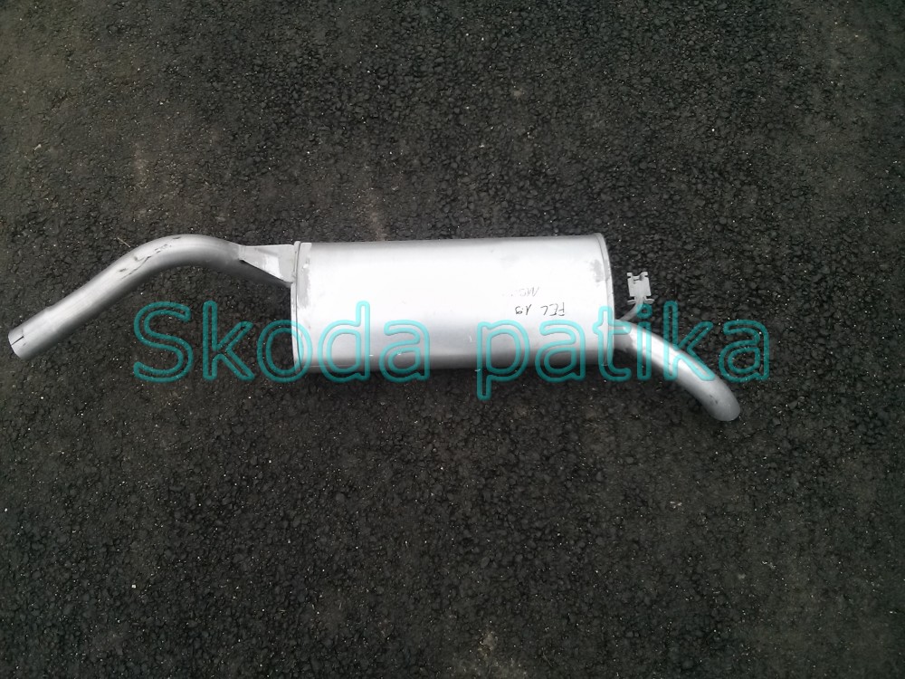 Image of Skoda Felicia 1,9 Diesel hátsó kipufogó dob (5 ajtós kivitel)