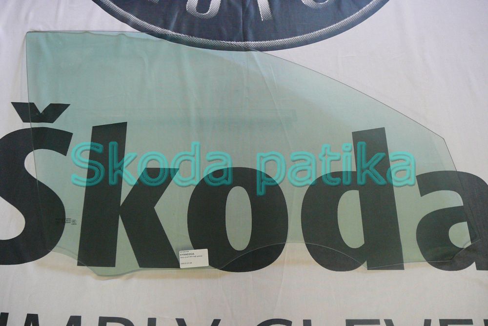 Image of Skoda Fabia jobb első zöld lejáró üveg
