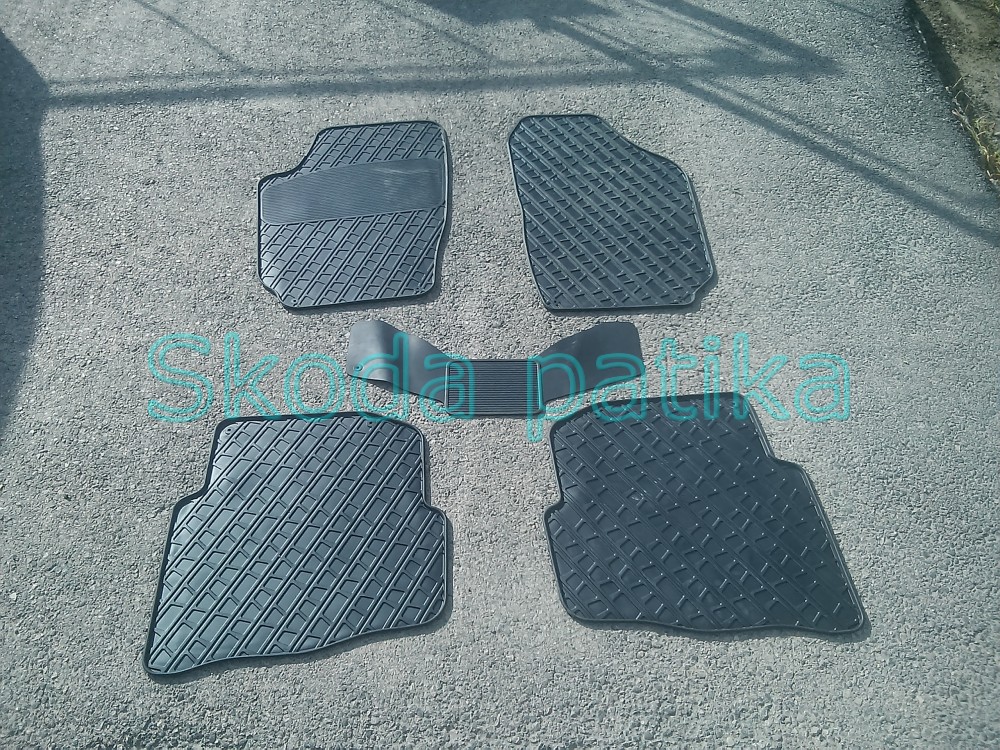 Image of Skoda Fabia I. gumiszőnyeg garnitúra lábtérhez