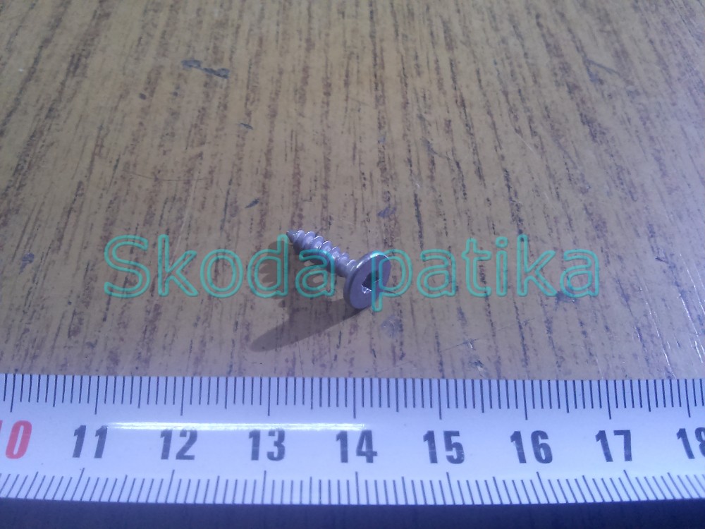 Image of Skoda Fabia I.-II. Octavia I.-II. Roomster és Superb II. ezüst ajtókárpit csavar